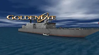 Goldeneye 007 - Frigate - Secret Agent Level - 100% Walkthrough - (N64/PC/SW/XBOX)