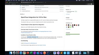 Specflow Project Using Sepcflow Template - Mac Platform