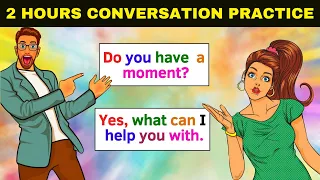 2 hours daily english conversation practice 🗨️ english speaking practice🔥learn english for beginners