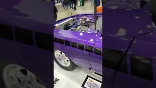 1972 Plymouth Cuda Purple Classic Car Detroit Michigan Autorama 2023