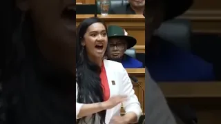 Sensational Inaugural Speech of New Maori MP in New Zealand, With Traditional Haka