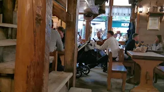 Folk band playing live in Zakopane, Poland