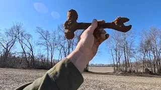 Metal Detecting On A Warm Winter's Day