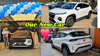 Maruti Suzuki FRONX Alpha white colour, top model, Turbo, Smart Hybrid🤩|| Our New Car🥳