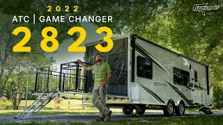 Best Cargo to Weight Ratio? | 2022 ATC GAME CHANGER 2823 | All Aluminum Toy Hauler Travel Trailer RV