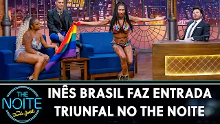 Inês Brasil faz entrada triunfal no The Noite | The Noite (18/03/21)