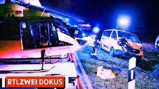 Hubschrauber: Schwerer Verkehrsunfall! | Nachtschicht: Einsatz für die Lebensretter | RTLZWEI Dokus