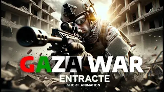 Entract Short Film animation Gaza War - انیمیشن آنتراکت - فيلم قصير عن حرب غزة