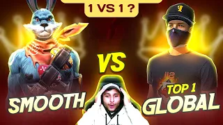 Smooth444 New Pc Gameplay 😍 vs Top 1 Global Grandmaster Squad - Garena Free Fire