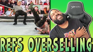 TOP 10 CRAZIEST REFERREE BUMPERS IN WWE HISTORY (REACTION)