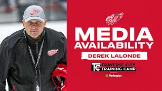 Red Wings head coach Derek Lalonde gives his thoughts on the Red vs White Game