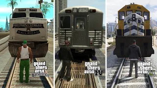 Physic On Train GTA SA, GTA 4 And GTA 5