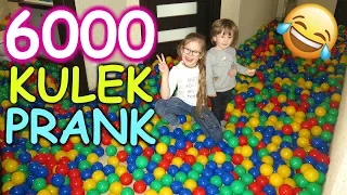 6000 KULEK PRANK - KULKOWE SZALEŃSTWO - 6000 plastic ball prank