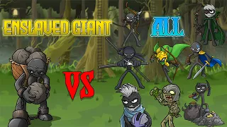 Enslaved Giant VS All Units, Stick War 3.