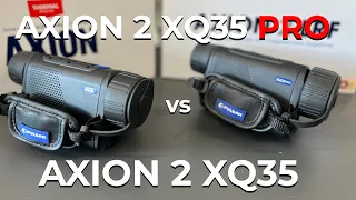 Pulsar Axion 2 XQ35 PRO vs Axion 2 XQ35 and Axion 2 XG35
