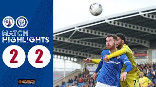 HIGHLIGHTS | Spireites 2-2 Rochdale