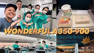 WOW! VIETNAM AIRLINES A350-900 Flight VN606 Bangkok - Ho Chi Minh City