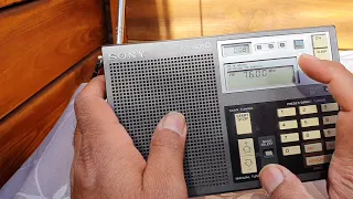 How to operate Sony ICF-7600D World Radio Receiver