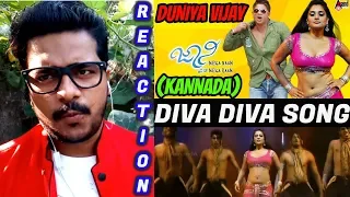 Diva Diva (Oorigoble Padmavathi) Song Reaction Video | Johnny Mera Naam | Duniya Vijay,Ramya #Oyepk