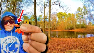 Easy Way To Catch Dinner From A Pond! **Bluegill Fishing Worm & Bobber**