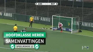 Hoofdklasse Heren: Samenvattingen Speelronde 12