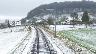 ★ Führerstandsmitfahrt Glattbrugg - Basel via Bözberg [2018]