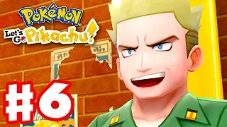 Pokemon Let's Go Pikachu and Eevee - Gameplay Walkthrough Part 6 - Gym Leader Lt. Surge!