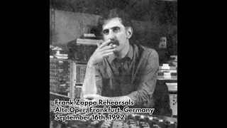 Frank Zappa and the Ensemble Modern - September 1992 Rehearsals