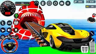 Mega Ramp Stunts Master Car Simulator - GT  Impossible Sports Car Racing: Android Gameplay