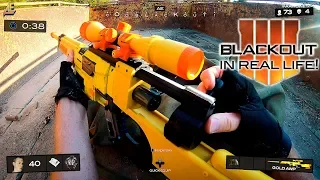 Nerf meets Call of Duty: BLACKOUT in real life! (First Person Shooter)