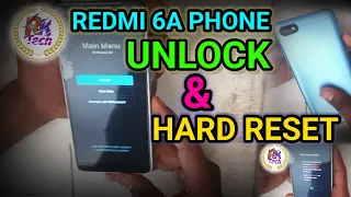 Redmi 6A Hard Reset |Pattern Unlock |Factory Reset Easy Trick Without PC use