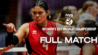 SRB🇷🇸 vs. MEX🇲🇽 - Full Match | Women's U21 World Championship | Lèon