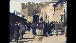 Jaffa Gate, Jerusalem (1897) – colorized and upscaled