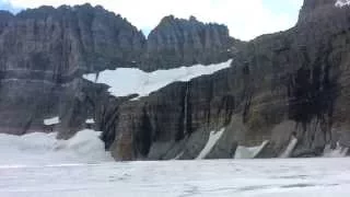 On Grinnell Glacier in Glacier National Park in Montana