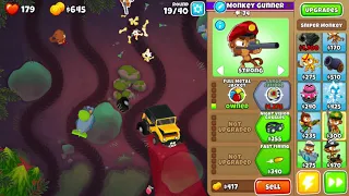 BTD 6 - How to beat Bloody Puddles on Easy Difficulty! |No MK, No Powers, No Heroes|