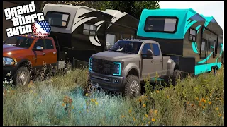 GTA 5 ROLEPLAY - TAKING NEW TOY HAULER CAMPING!! - EP. 987 - AFG - CIV