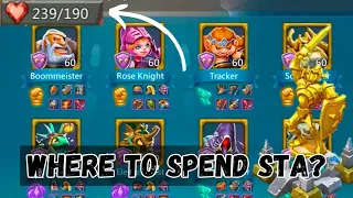 Lords mobile TIPs|| Spend your STA here after getting all heroes gold / Giveaway