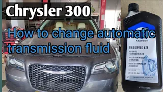 Chrysler 300 how to change automatic transmission fluid and filter