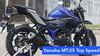 Yamaha MT-25 Top Speed - Yamaha MT-25 Son Hız