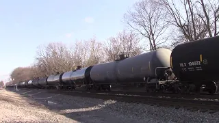 NORFOLK SOUTHERN GE ES44AC Southbound Ethanol Tank Train