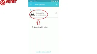 Vejnet - 1. díl - instalace aplikace TP-Link Tether