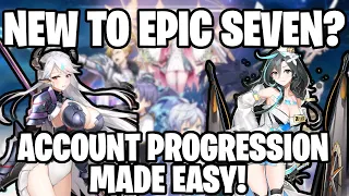 2022 NEW PLAYER PROGRESSION GUIDE! - What Units to Focus on? - Epic Seven