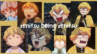 zenitsu being zenitsu for few minutes