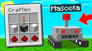 CREAMOS un ROBOT MASCOTA en MINECRAFT 🤖😱 MINECRAFT ALEATORIO