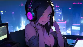 Your Waifu's done studying | Chill Synthwave Retro Vaporwave - Study & Gaming Music Mix