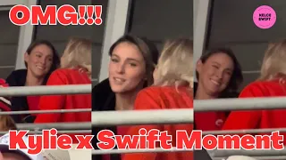 OMG!!! Kylie Kelce CELEBRATES Travis TD with Taylor Swift + their SWEET moment CAUGHT at Chiefs game