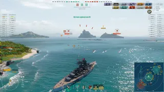 Tirpitz 9 Kills close win 270k Damage 3700 base 450 sec hits