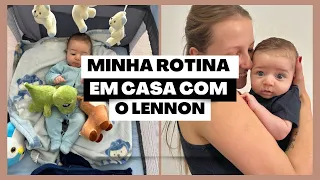 ROTINA COM BEBÊ DE 3 MESES | VLOG DO DIA