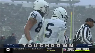 Penn State WR Jahan Dotson great catch against Michigan State 2021 College Football