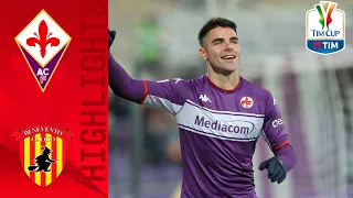 ACF Fiorentina vs Benevento Calcio 2-1 Highlights & Gol | 2021 HD